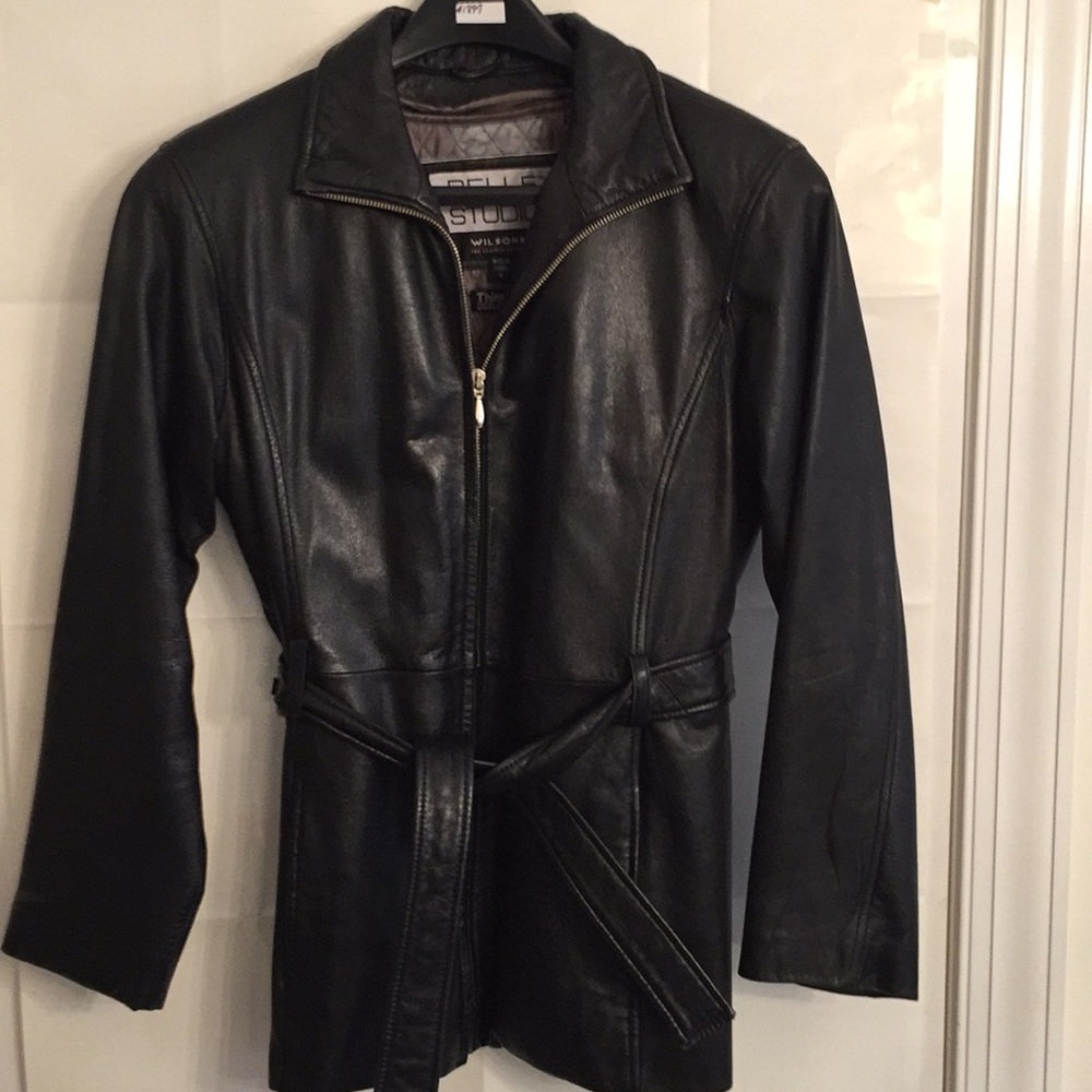 Wilsons Pelle Studio Women’s Leather Jacket Size S